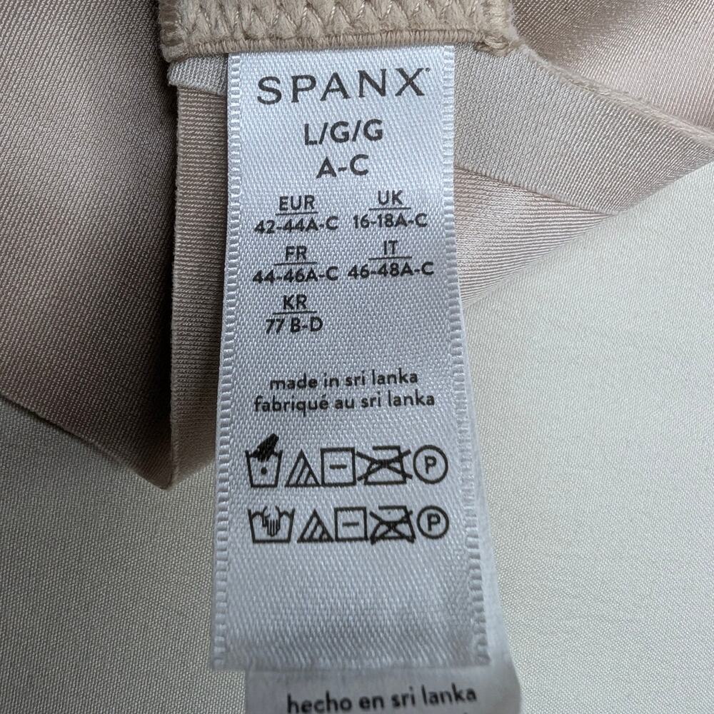Spanx SheerFlex Fit To You Demi Underwire Bra NWT Large A-C Champagne Beige Chic - Picture 5 of 7